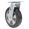 Vestil Rubber Swivel Caster 8 In. Diameter x 2 In. Width 881 Lb. Capacity Black/Gold CST-VE-8X2MRA-S - alternate 4